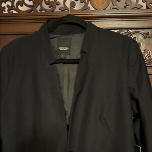 Simply Vera Vera Wang Jacket Cropped  blazer in pure night size L jacket BLACK